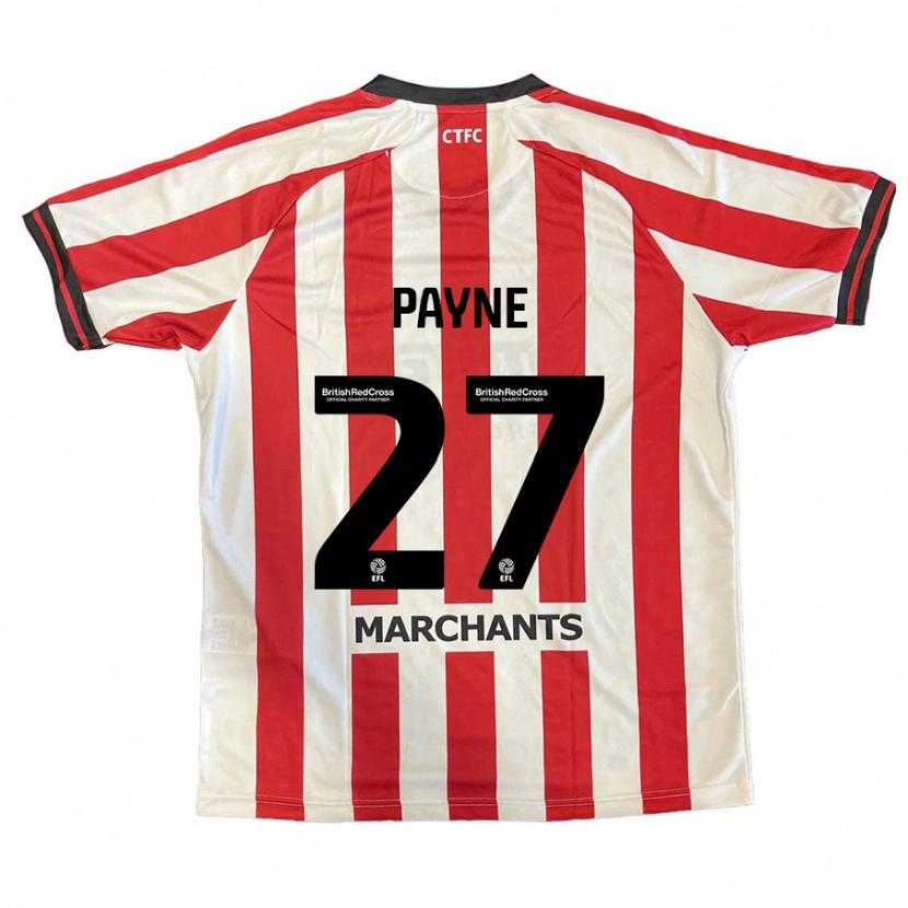 DanxenキッズLewis Payne#27赤 白ホームシャツ2024/25ジャージーユニフォーム