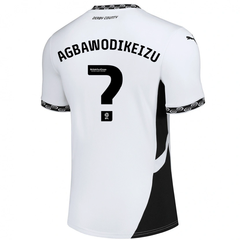 DanxenキッズCharles Ebuka Agbawodikeizu#0白 黒ホームシャツ2024/25ジャージーユニフォーム