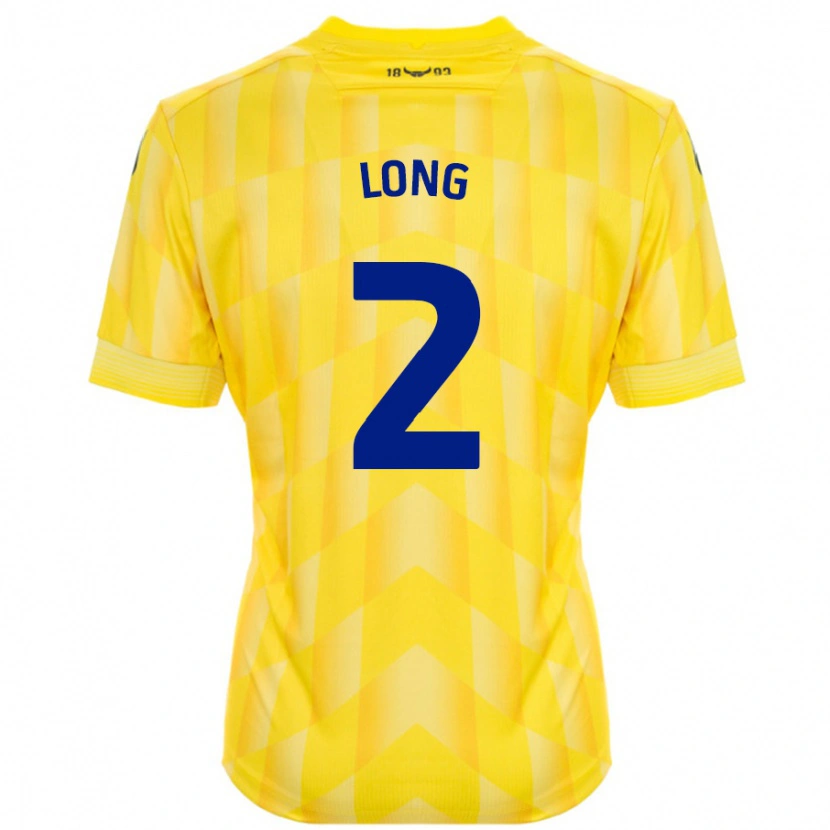 Danxenキッズサム・ロング#2黄ホームシャツ2024/25ジャージーユニフォーム