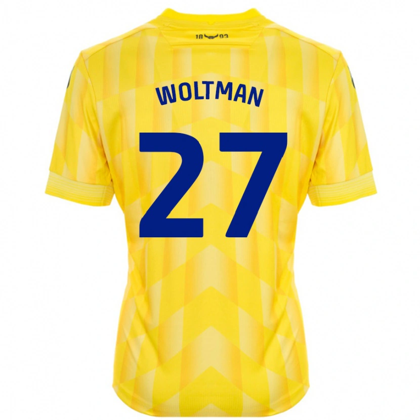 Danxenキッズマックス・ウォルトマン#27黄ホームシャツ2024/25ジャージーユニフォーム