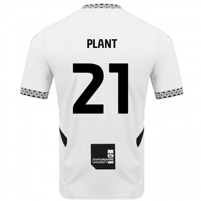 Danxenキッズジェームズ・プラント#21白ホームシャツ2024/25ジャージーユニフォーム