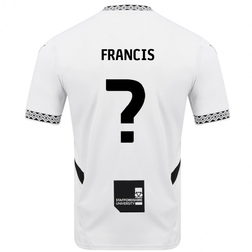 DanxenキッズLouis Francis#0白ホームシャツ2024/25ジャージーユニフォーム