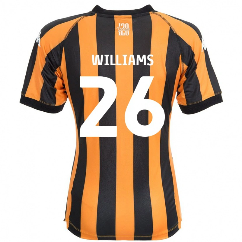 DanxenキッズAnnabel Williams#26ブラックアンバーホームシャツ2024/25ジャージーユニフォーム