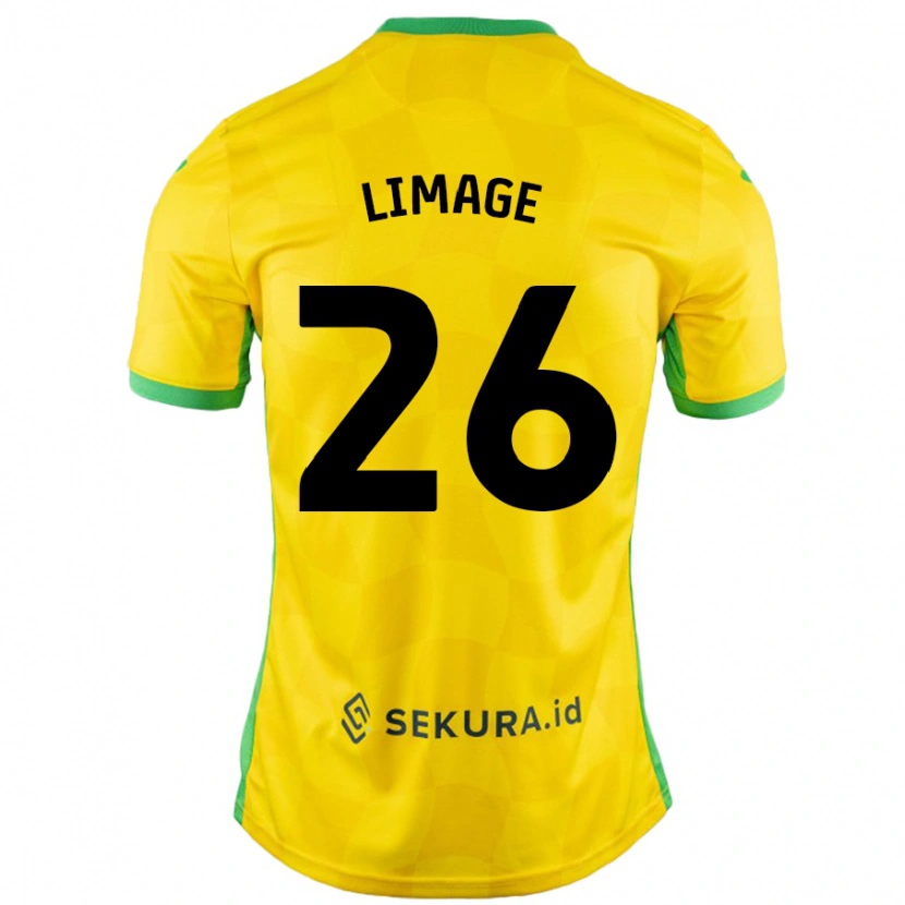 DanxenキッズFelicity Limage#26黄緑ホームシャツ2024/25ジャージーユニフォーム