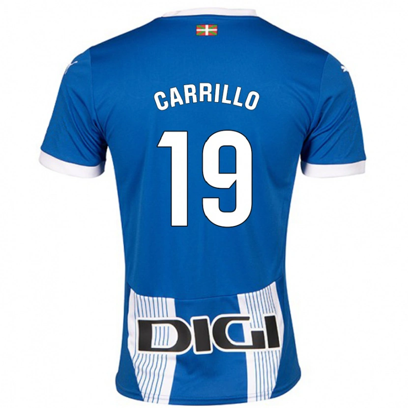 DanxenキッズSara Carrillo#19青ホームシャツ2024/25ジャージーユニフォーム