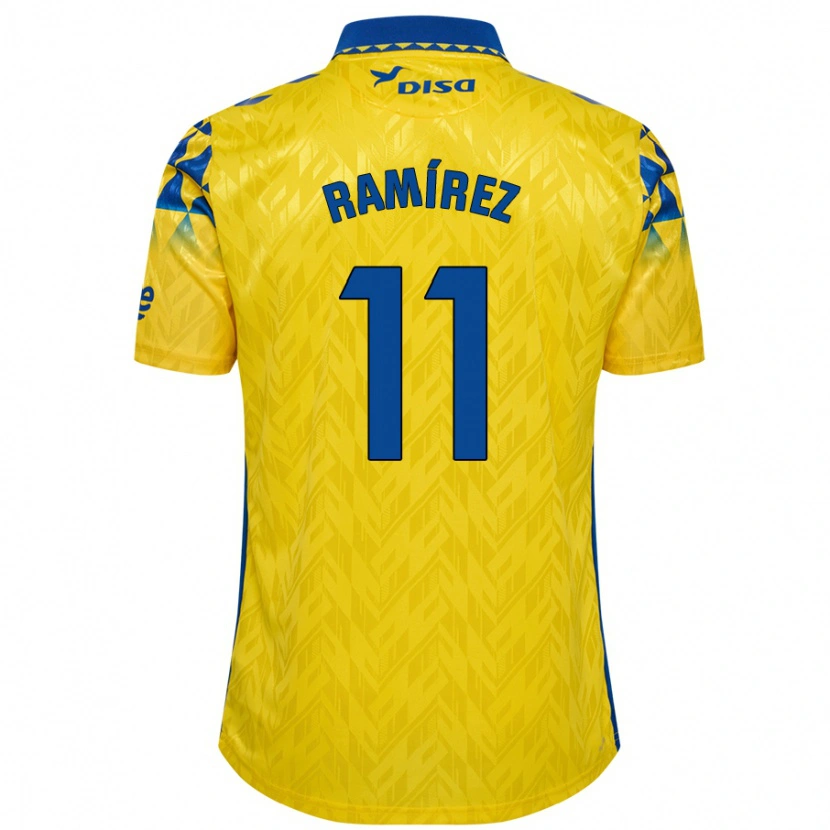 Danxenキッズベニート・ラミレス#11黄 青ホームシャツ2024/25ジャージーユニフォーム