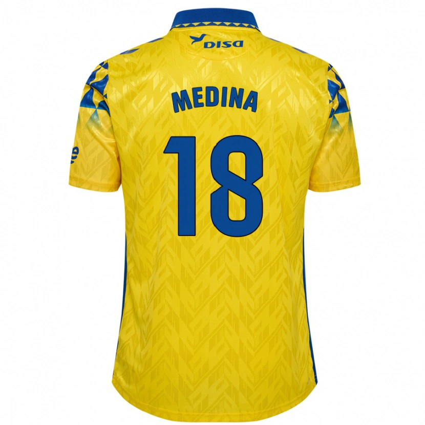 DanxenキッズIván Medina#18黄 青ホームシャツ2024/25ジャージーユニフォーム