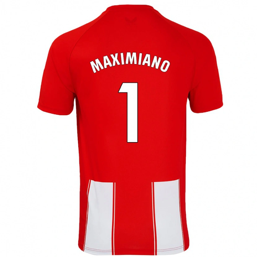 Danxenキッズルイス・マシミアノ#1赤 白ホームシャツ2024/25ジャージーユニフォーム