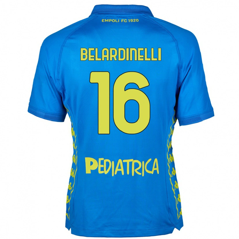 DanxenキッズLuca Belardinelli#16青ホームシャツ2024/25ジャージーユニフォーム