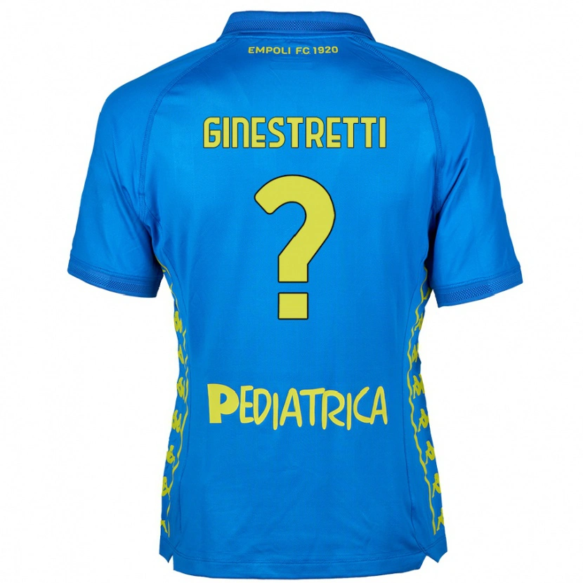 DanxenキッズDavide Ginestretti#0青ホームシャツ2024/25ジャージーユニフォーム