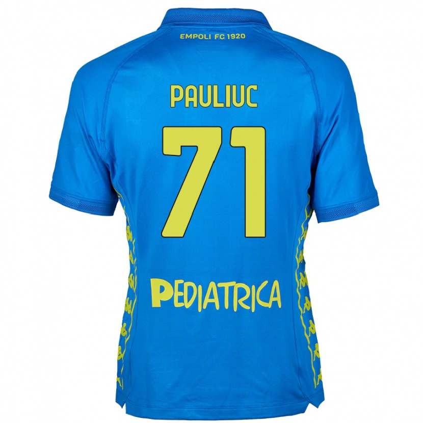 DanxenキッズNicolò Pauliuc#71青ホームシャツ2024/25ジャージーユニフォーム