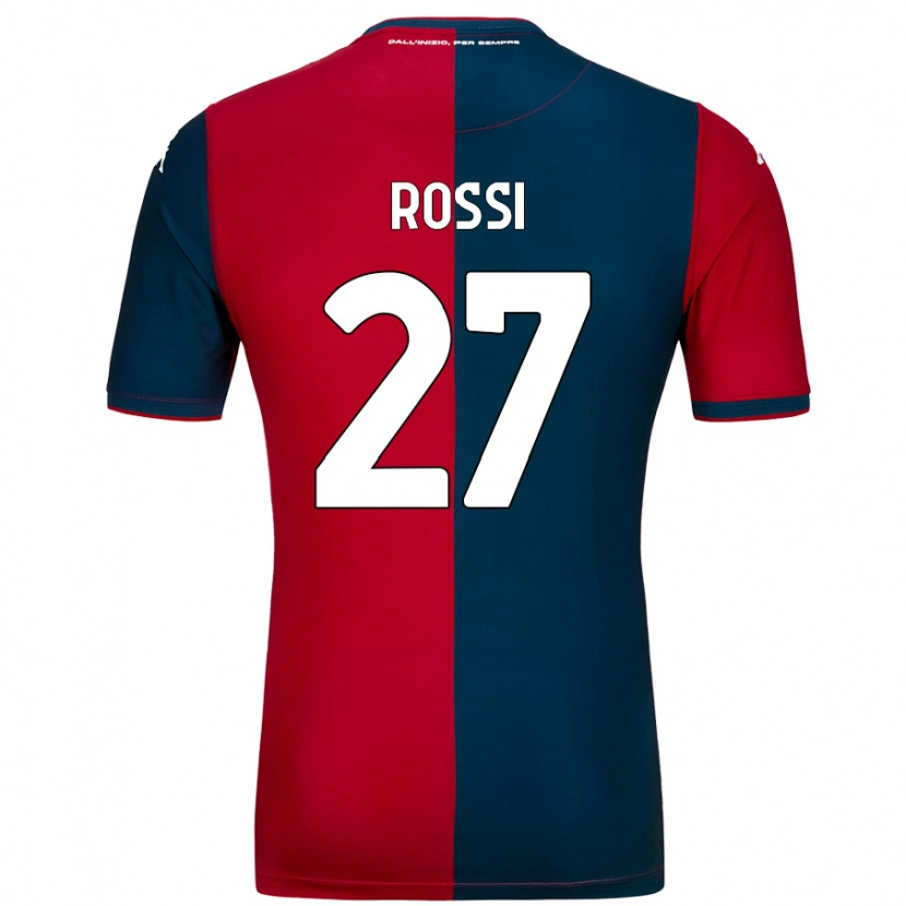DanxenキッズLucrezia Rossi#27赤 ダークブルーホームシャツ2024/25ジャージーユニフォーム