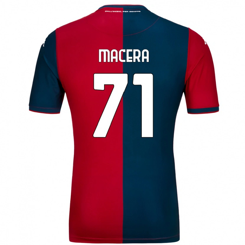 DanxenキッズMatilde Macera#71赤 ダークブルーホームシャツ2024/25ジャージーユニフォーム