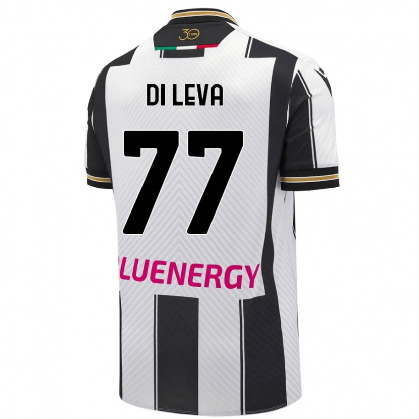 DanxenキッズVincenzo Di Leva#77白 黒ホームシャツ2024/25ジャージーユニフォーム