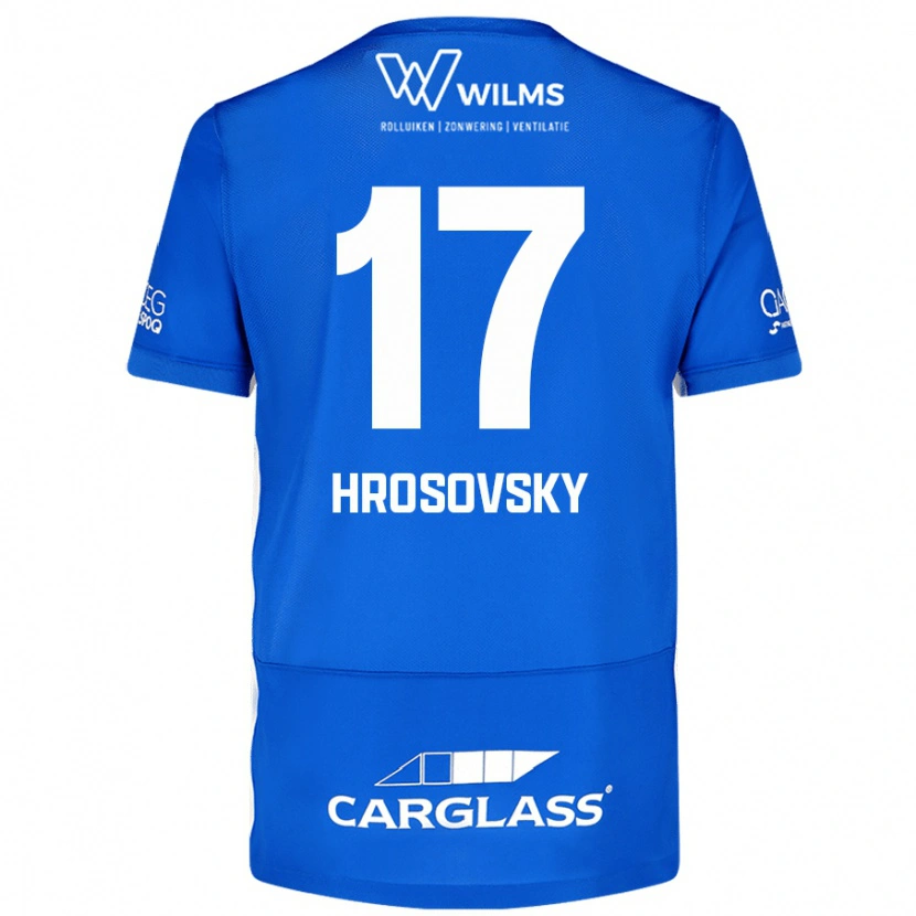 Danxenキッズパトリック・フロショフスキー#17青ホームシャツ2024/25ジャージーユニフォーム