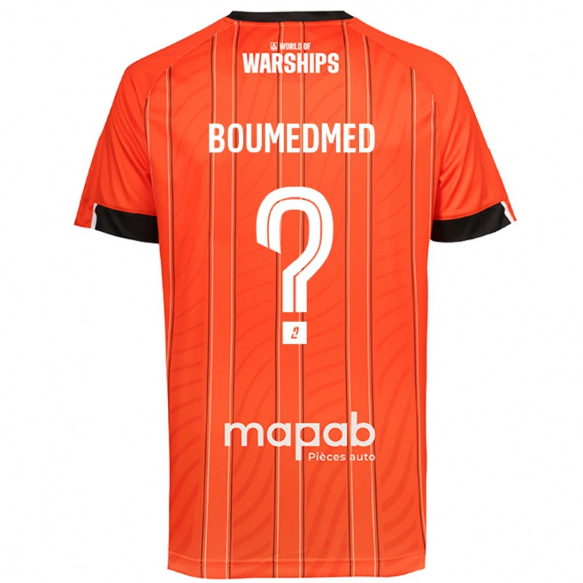 DanxenキッズKamil Boumedmed#0オレンジホームシャツ2024/25ジャージーユニフォーム