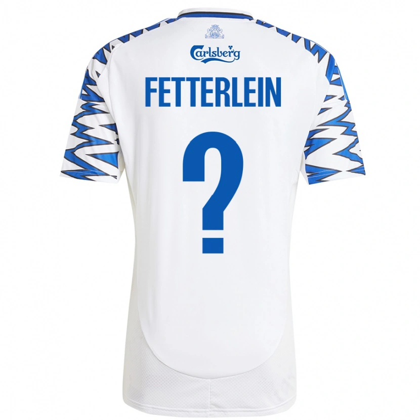 DanxenキッズSean Fetterlein#0白 空 青ホームシャツ2024/25ジャージーユニフォーム