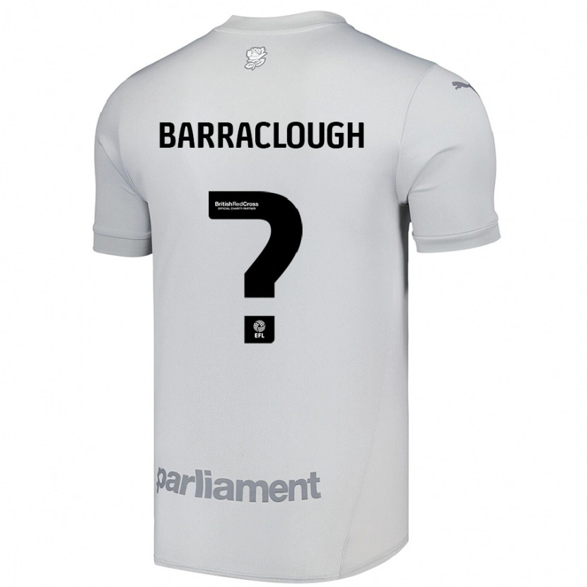 DanxenキッズLouisa Barraclough#0シルバーグレーアウェイシャツ2024/25ジャージーユニフォーム