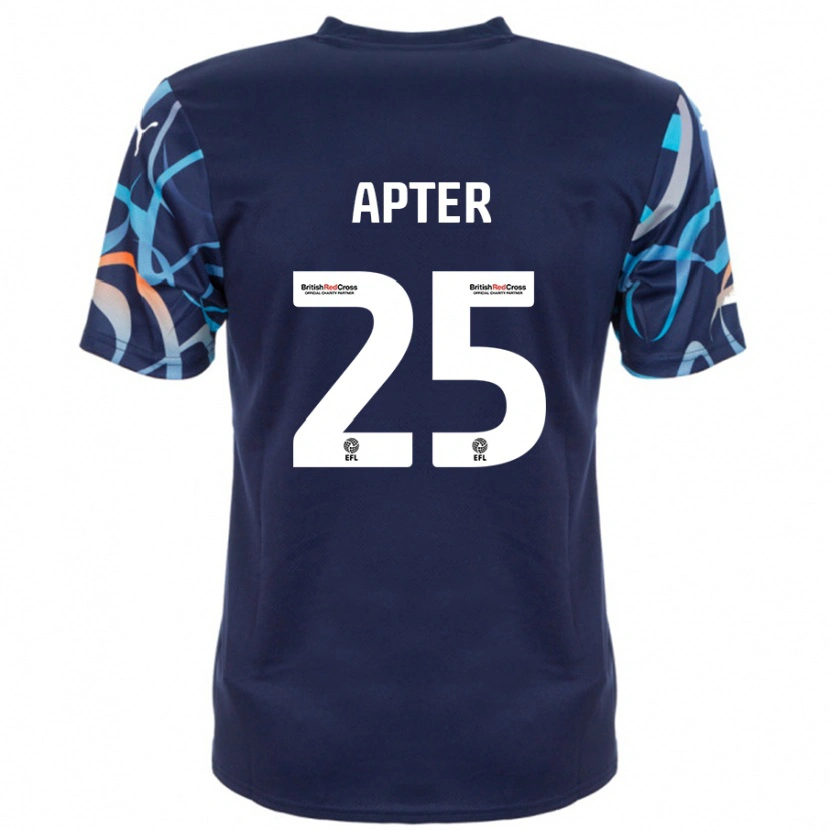 Danxenキッズロブ・アプター#25ネイビーブルーアウェイシャツ2024/25ジャージーユニフォーム