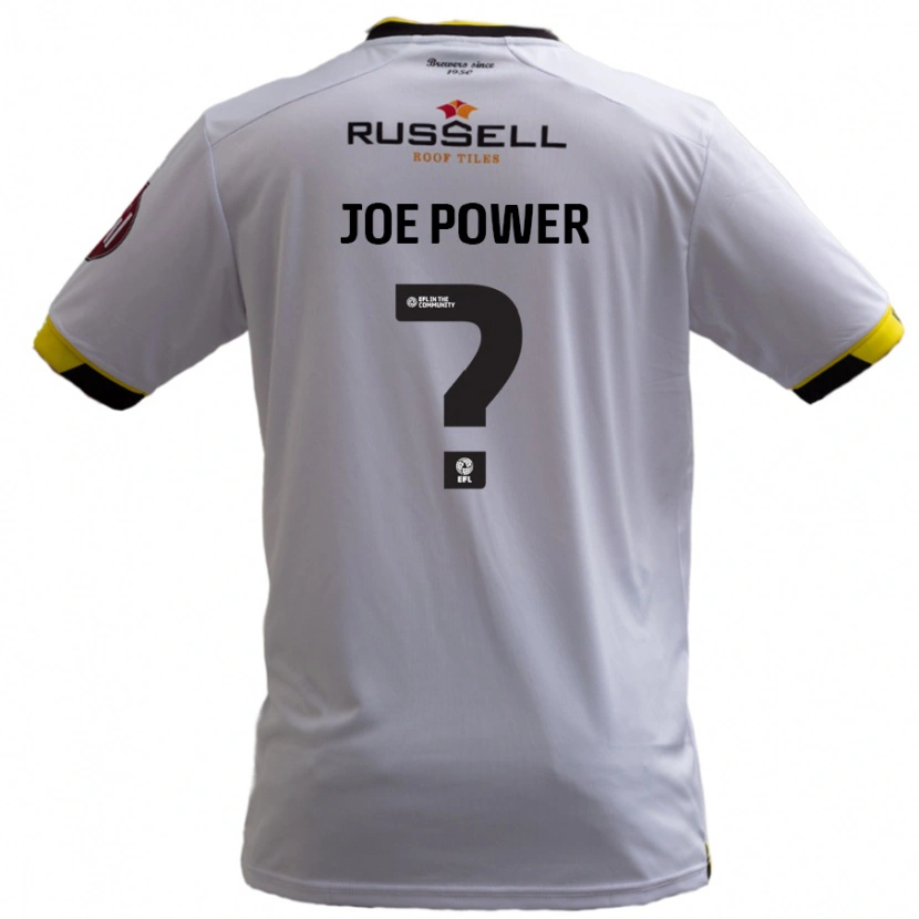 DanxenキッズJohn Joe Power#0白アウェイシャツ2024/25ジャージーユニフォーム