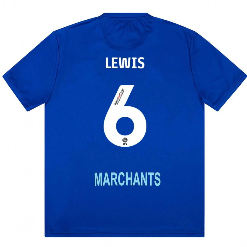 DanxenキッズMegan Lewis#6緑アウェイシャツ2024/25ジャージーユニフォーム