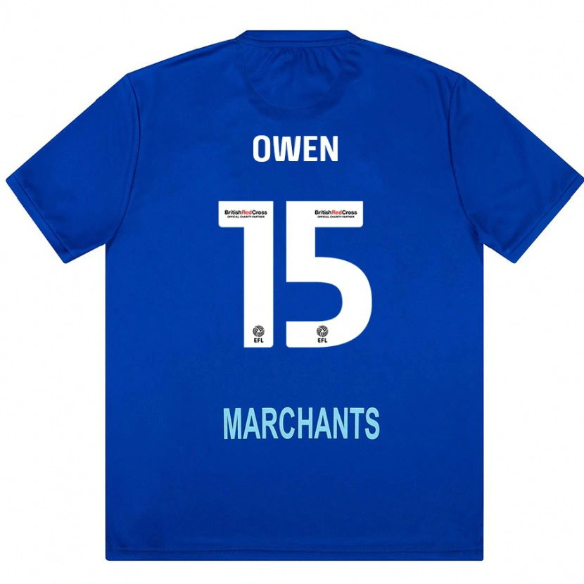 DanxenキッズEmily Owen#15緑アウェイシャツ2024/25ジャージーユニフォーム