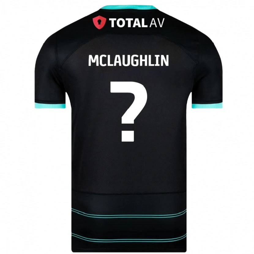 DanxenキッズErin Mclaughlin#0黒アウェイシャツ2024/25ジャージーユニフォーム