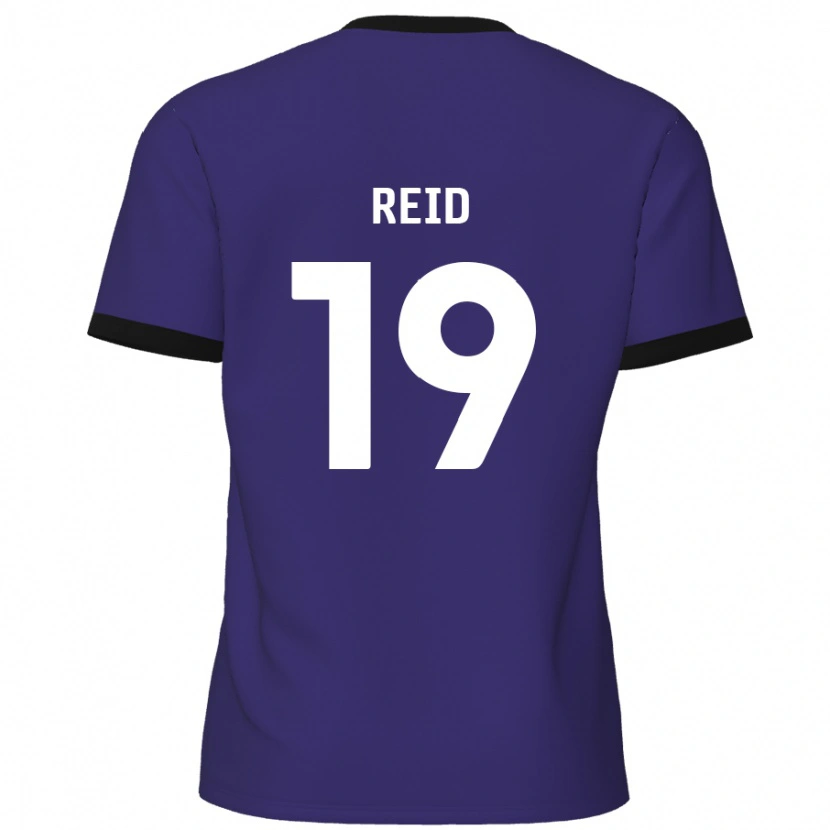 DanxenキッズJamie Reid#19紫アウェイシャツ2024/25ジャージーユニフォーム