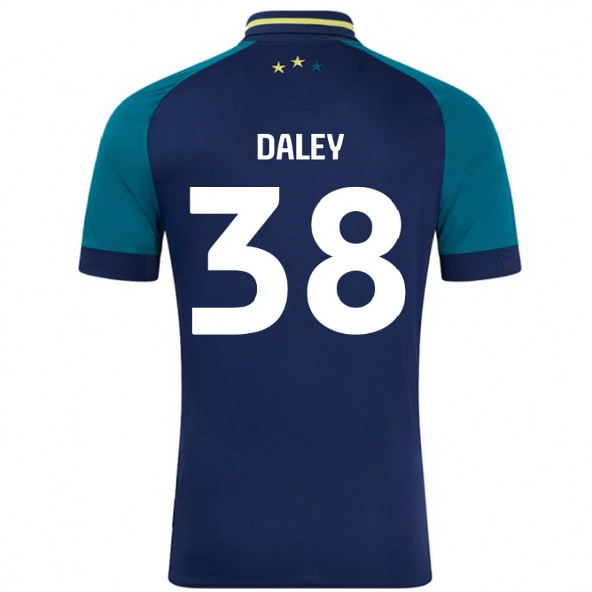 Danxenキッズルーク・デイリー#38ネイビー ダークグリーンアウェイシャツ2024/25ジャージーユニフォーム