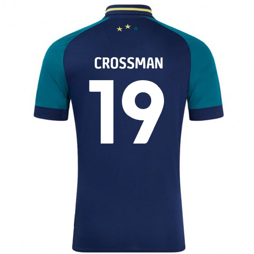 DanxenキッズPaige Crossman#19ネイビー ダークグリーンアウェイシャツ2024/25ジャージーユニフォーム