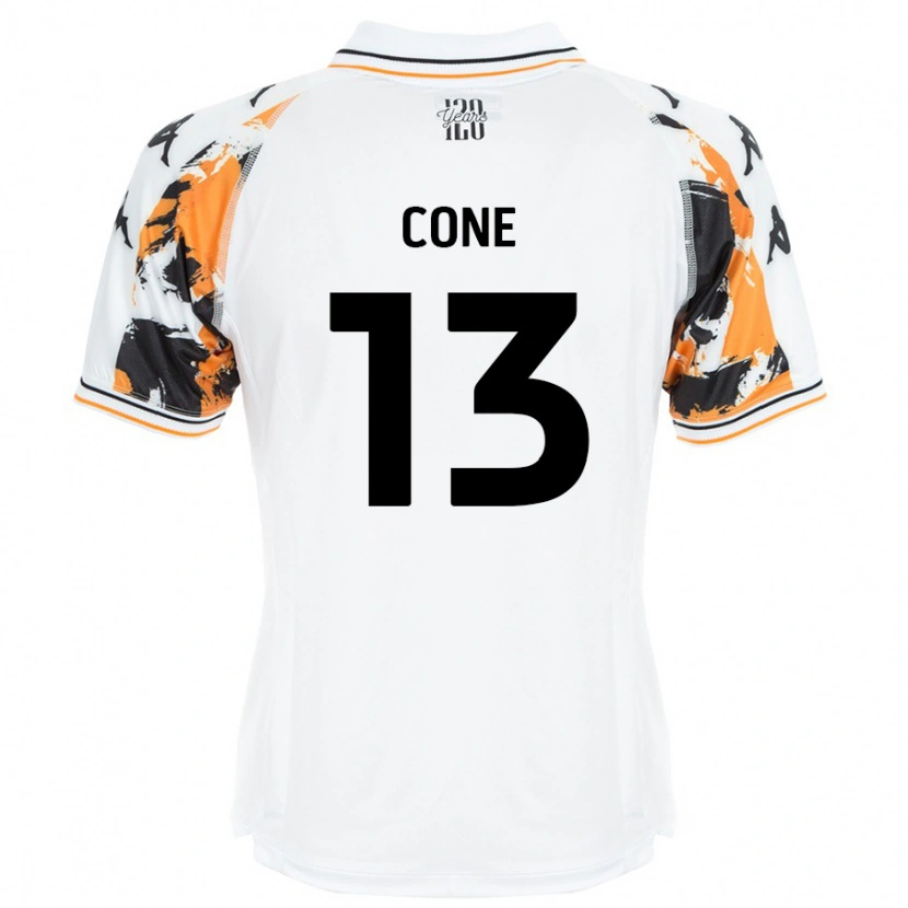 DanxenキッズSharla Cone#13白アウェイシャツ2024/25ジャージーユニフォーム