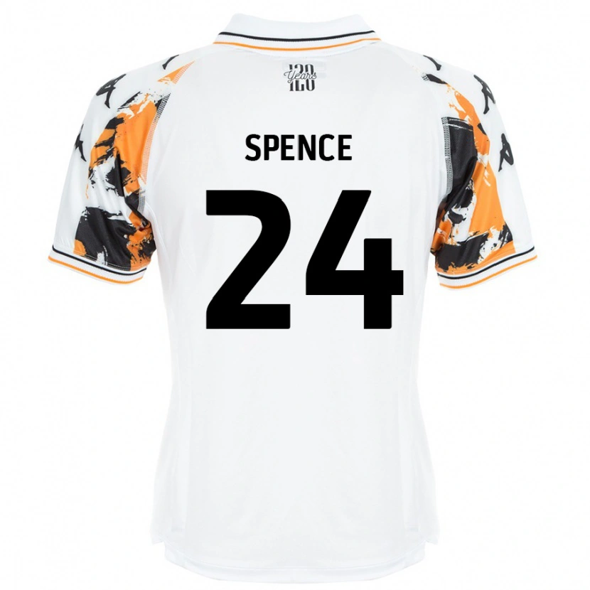 DanxenキッズEmily Spence#24白アウェイシャツ2024/25ジャージーユニフォーム