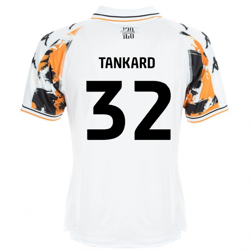DanxenキッズLily Tankard#32白アウェイシャツ2024/25ジャージーユニフォーム