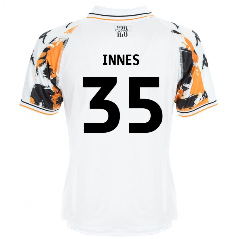 DanxenキッズEmma Innes#35白アウェイシャツ2024/25ジャージーユニフォーム