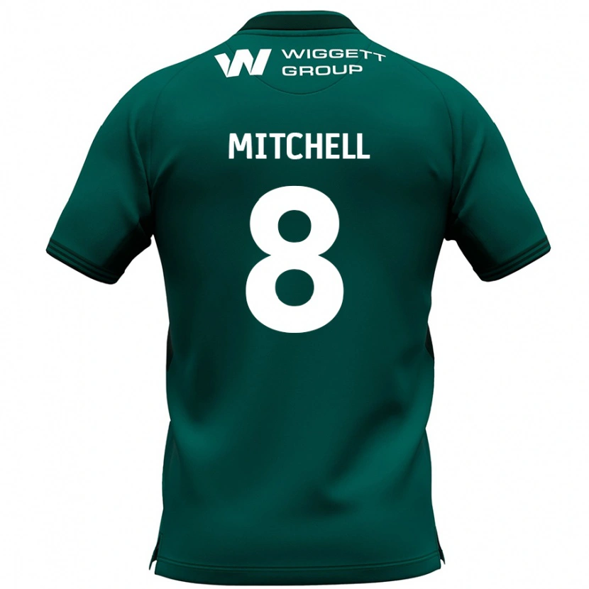 DanxenキッズBilly Mitchell#8緑アウェイシャツ2024/25ジャージーユニフォーム