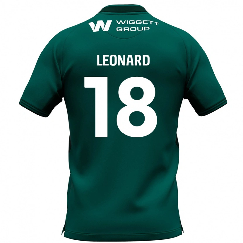 DanxenキッズRyan Leonard#18緑アウェイシャツ2024/25ジャージーユニフォーム