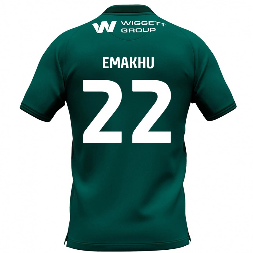 Danxenキッズエイドモ・エマク#22緑アウェイシャツ2024/25ジャージーユニフォーム