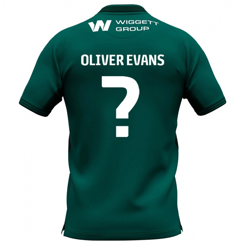 DanxenキッズOliver Evans#0緑アウェイシャツ2024/25ジャージーユニフォーム