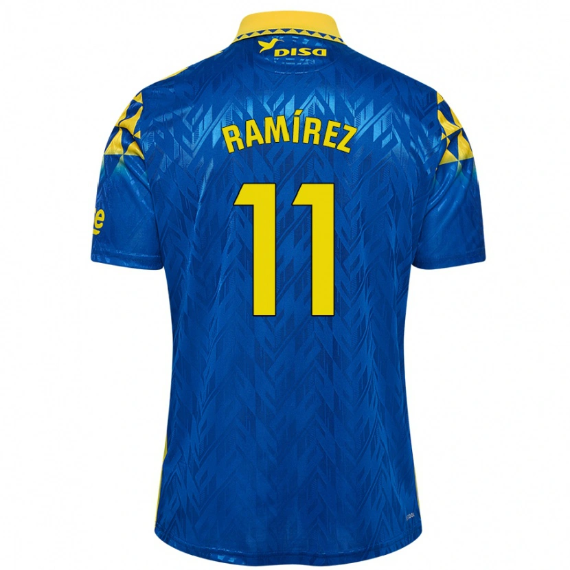 Danxenキッズベニート・ラミレス#11青 黄アウェイシャツ2024/25ジャージーユニフォーム
