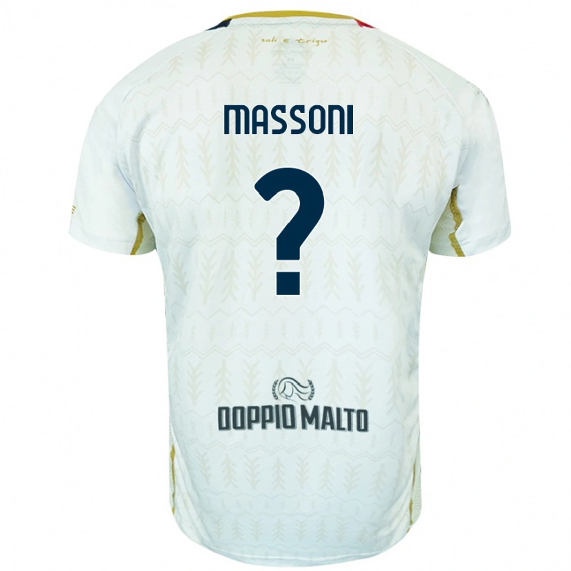 DanxenキッズNicholas Massoni#0白アウェイシャツ2024/25ジャージーユニフォーム