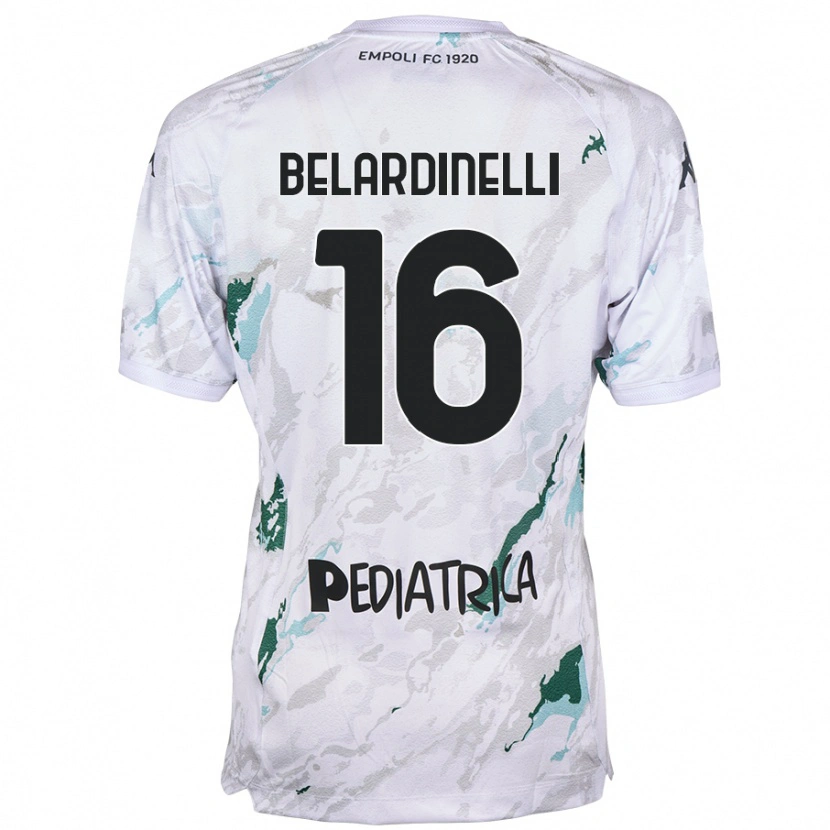 DanxenキッズLuca Belardinelli#16グレーアウェイシャツ2024/25ジャージーユニフォーム