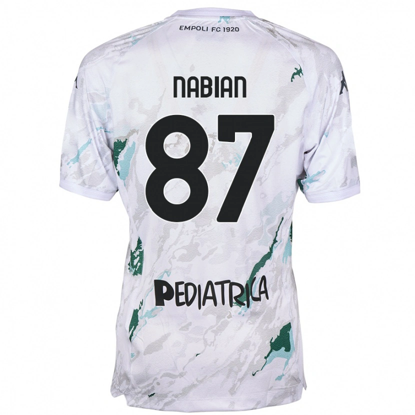 DanxenキッズHerculano Nabian#87グレーアウェイシャツ2024/25ジャージーユニフォーム