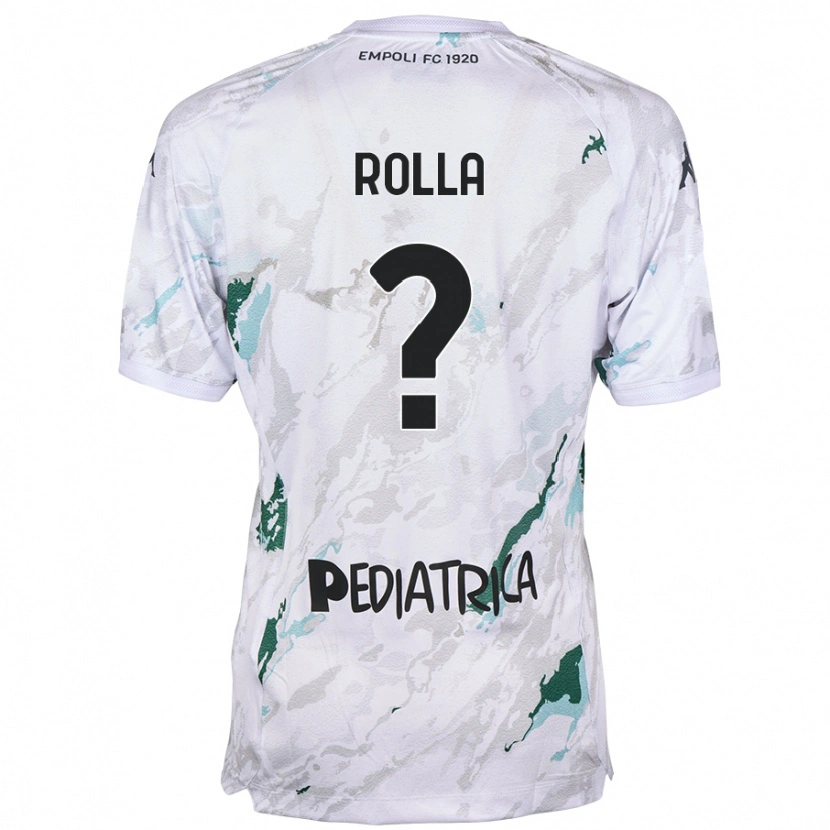 DanxenキッズNicola Rolla#0グレーアウェイシャツ2024/25ジャージーユニフォーム