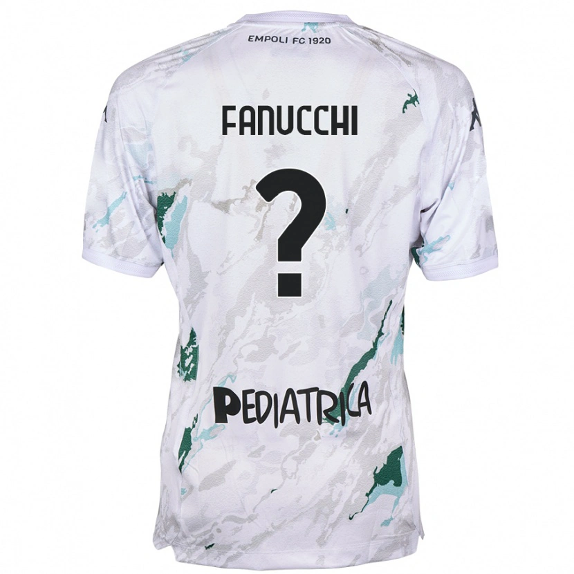 DanxenキッズFilippo Fanucchi#0グレーアウェイシャツ2024/25ジャージーユニフォーム