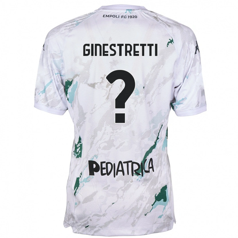DanxenキッズDavide Ginestretti#0グレーアウェイシャツ2024/25ジャージーユニフォーム