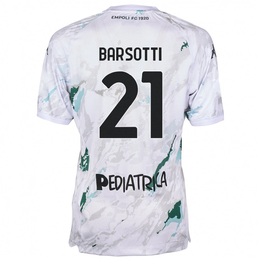 DanxenキッズLeonardo Barsotti#21グレーアウェイシャツ2024/25ジャージーユニフォーム