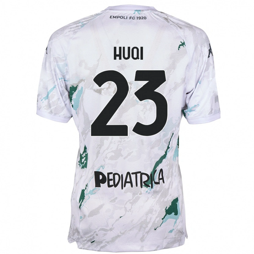 DanxenキッズMattia Huqi#23グレーアウェイシャツ2024/25ジャージーユニフォーム