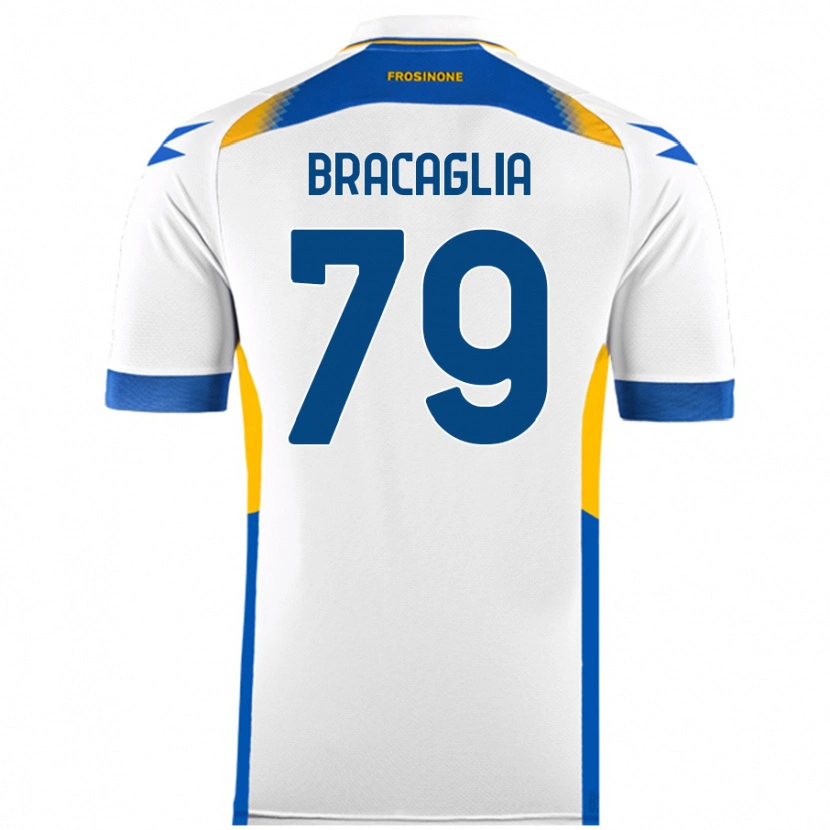 DanxenキッズGabriele Bracaglia#79白アウェイシャツ2024/25ジャージーユニフォーム