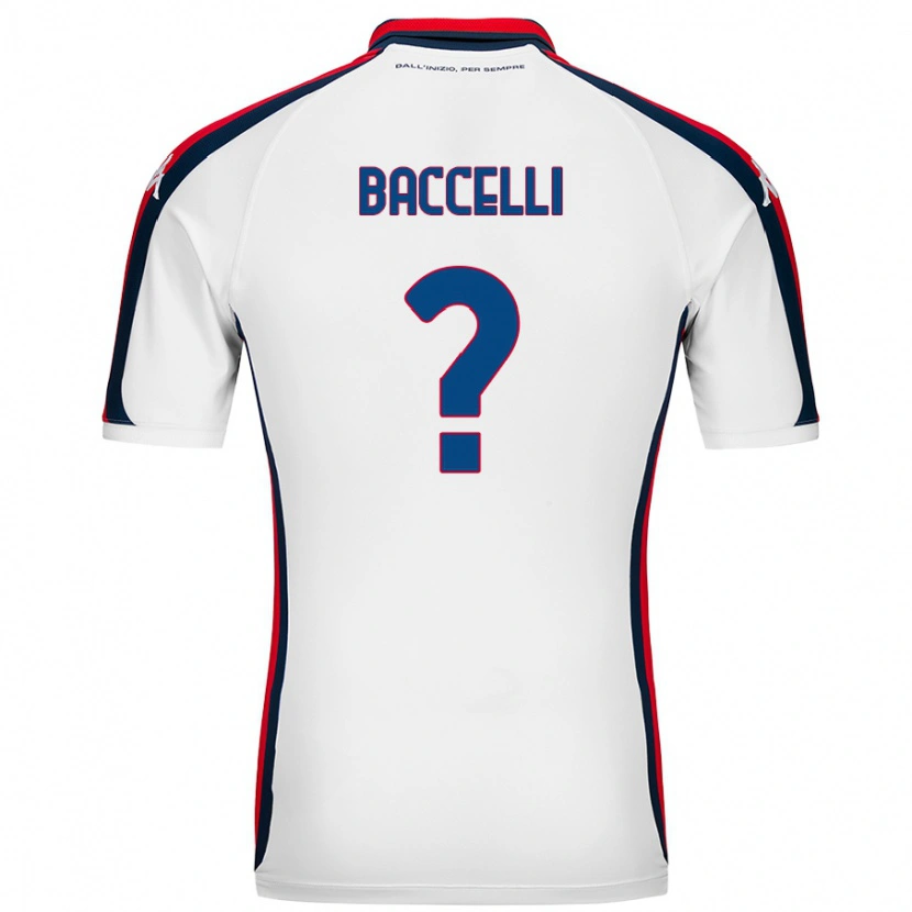 DanxenキッズPietro Baccelli#0白アウェイシャツ2024/25ジャージーユニフォーム