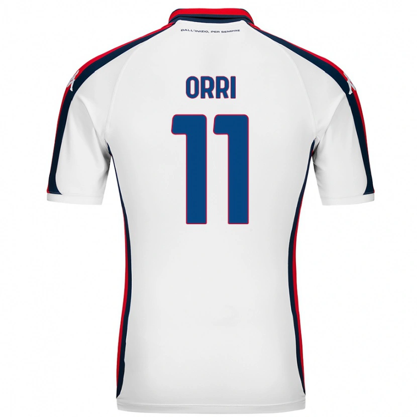 DanxenキッズÁgúst Orri Thorsteinsson#11白アウェイシャツ2024/25ジャージーユニフォーム